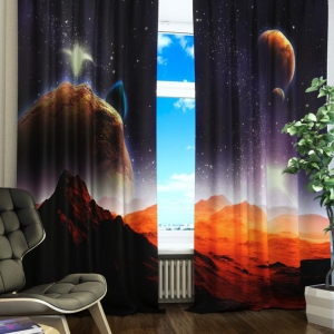 Комплект светонепроницаемых штор "Марсианская одиссея" - fgospostavki.ru - Киров