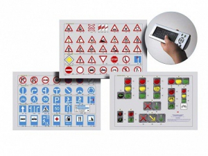 Базовый комплект светового оборудования "Дорожные знаки. Светофоры" с сенсорным беспроводным пультом дистанционного управления - fgospostavki.ru - Киров