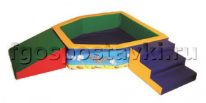 Сухой бассейн "Морская крепость" 1,5х1,2м - fgospostavki.ru - Киров