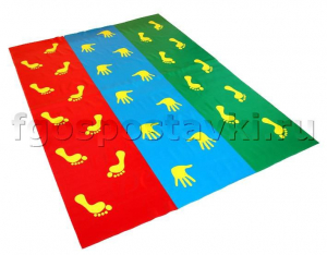 Детский мат "Следочки, ладошки, пяточки, цыпочки" - fgospostavki.ru - Киров