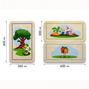 Набор стеновых панелей «Мир сказки - У Лукоморья» - fgospostavki.ru - Киров