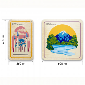 Набор стеновых панелей «Памятные места России - Казань, Камчатка» - fgospostavki.ru - Киров