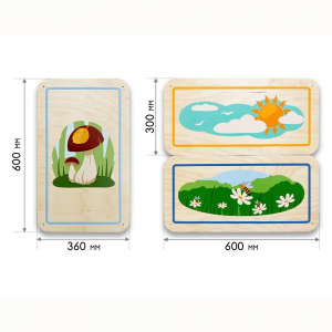 Набор стеновых панелей «Природа нашего края - Прогулка» - fgospostavki.ru - Киров