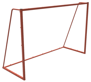 Ворота для минифутбола (2 штуки, без сетки) - fgospostavki.ru - Киров