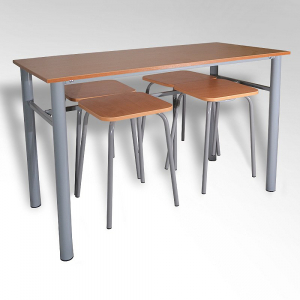 Обеденная группа четырехместная с табуретами - fgospostavki.ru - Киров