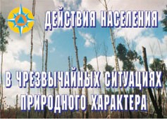 Комплект плакатов "Действия населения в ЧС природного характера" - fgospostavki.ru - Киров