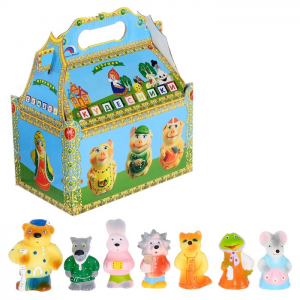 Набор резиновых игрушек "Теремок" - fgospostavki.ru - Киров