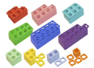 Нумирошка. Набор цветных пластиковых форм 100 шт. по методике Нумикон - fgospostavki.ru - Киров