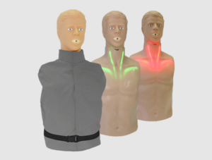 "Александр-03" тренажер-манекен взрослого пострадавшего для отработки приемов сердечно-легочной реанимации (голова, торс) со светозвуковым индикатором - fgospostavki.ru - Киров