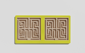 Межполушарная доска №13 желтая - fgospostavki.ru - Киров