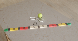 Мяч-маятник и планка для отбивания с цифрами - fgospostavki.ru - Киров