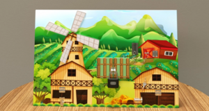 Настенная панель «Деревенский двор» - fgospostavki.ru - Киров