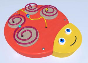 Настенный игровой элемент в виде головы гусеницы - fgospostavki.ru - Киров