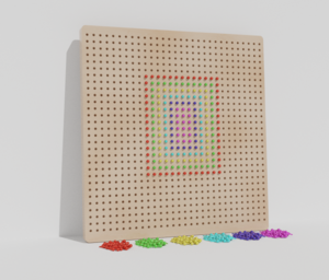 Тактильно-развивающая панель «Радужная мозаика» - fgospostavki.ru - Киров