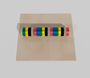 Тактильно-развивающая панель с разноцветными кругами - fgospostavki.ru - Киров