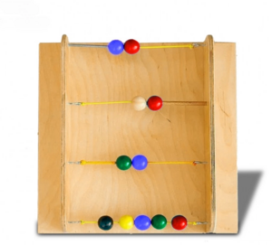 Тактильно-развивающая панель с текстурами и радужными шариками - fgospostavki.ru - Киров