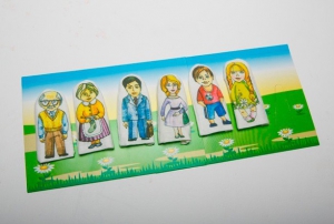 Набор пальчиковых кукол "Семья" - fgospostavki.ru - Киров