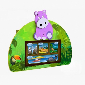 Сенсорный настенный коррекционно-развивающий комплекс Бегемотик - fgospostavki.ru - Киров