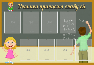 Стенд "Ученики приносят славу ей" - fgospostavki.ru - Киров