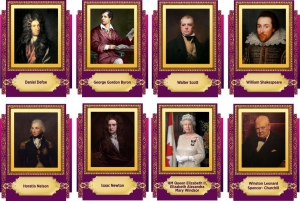 Стенд "Портреты великих британцев" - fgospostavki.ru - Киров