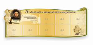 Стенд резной "Из дальних странствий возвратясь" - fgospostavki.ru - Киров