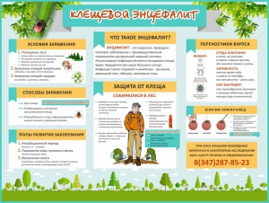 Стенд "Клещевой энцефалит" - fgospostavki.ru - Киров