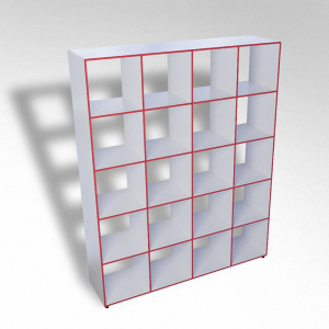 Шкаф открытый многосекционный ТР20 ЛДСП - fgospostavki.ru - Киров