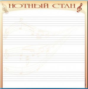 Доска магнитно-маркерная "Нотный стан" - fgospostavki.ru - Киров