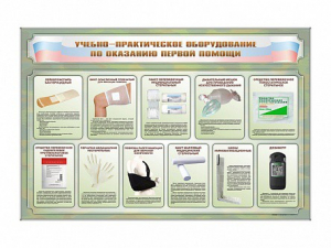 Стенды "Учебно-практическое оборудование по оказанию первой помощи" - fgospostavki.ru - Киров