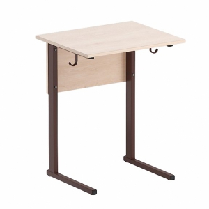 Стол ученический одноместный на прямоугольной трубе - fgospostavki.ru - Киров