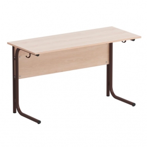 Стол ученический двухместный на круглой трубе - fgospostavki.ru - Киров