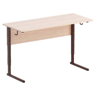 Стол ученический двухместный регулируемый (прямоугольная труба) - fgospostavki.ru - Киров