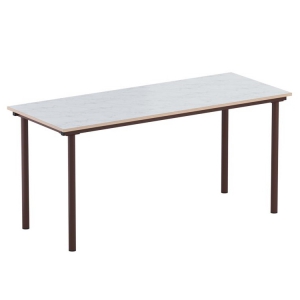 Стол обеденный 6-местный под скамейки на круглой трубе - fgospostavki.ru - Киров