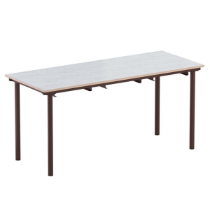 Стол обеденный 6-местный под табуретки на круглой трубе - fgospostavki.ru - Киров