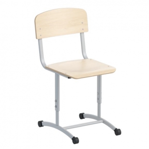 Стул ученический регулируемый на плоскоовальной трубе - fgospostavki.ru - Киров