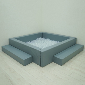 Сухой бассейн с шариками и RGB-подсветкой 140х140 см - fgospostavki.ru - Киров