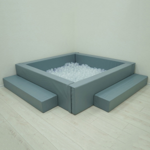 Сухой бассейн с шариками и RGB-подсветкой 190х190 см - fgospostavki.ru - Киров