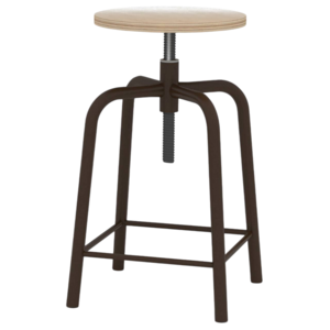 Табурет рабочий (винтовой механизм регулировки высоты сиденья) - fgospostavki.ru - Киров