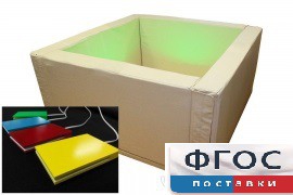 Сухой бассейн интерактивный с клавишами управления (150х150х66 сантиметров) - fgospostavki.ru - Киров