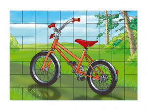 Магнитный пазл "Велосипед" - fgospostavki.ru - Киров