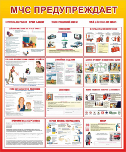 Стенд "МЧС предупреждает" - fgospostavki.ru - Киров