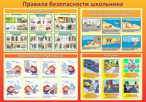 Стенд "Правила безопасности школьника" - fgospostavki.ru - Киров