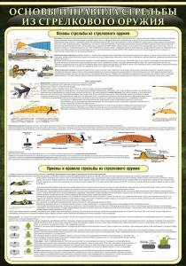 Стенд "Основные правила стрельбы из стрелкового оружия" - fgospostavki.ru - Киров