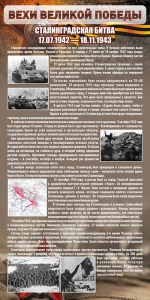 Стенд "Сталинградская битва" - fgospostavki.ru - Киров