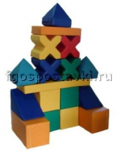 Мягкий модуль-конструктор "Замок" (17 элементов) - fgospostavki.ru - Киров