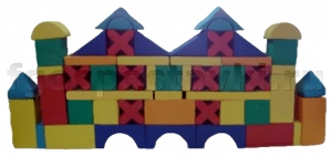 Мягкий модуль-конструктор "Замок" (52 элемента) - fgospostavki.ru - Киров