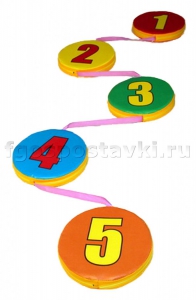 Дорожка "Змейка-шагайка-геометрическая" с цифрами - fgospostavki.ru - Киров