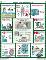 Комплект плакатов "Безопасность работ на металлообрабатывающих станках" - fgospostavki.ru - Киров
