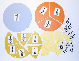 Набор магнитных карточек "Доли и дроби - 3" - fgospostavki.ru - Киров