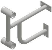 Кронштейн настенный (двухрядный) - fgospostavki.ru - Киров